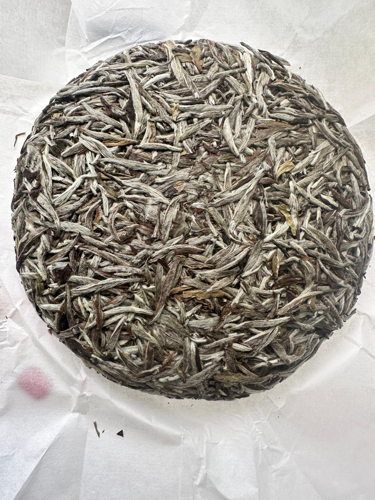 White Silver Needle Bai Hao Yin Zhen Compressed Tea