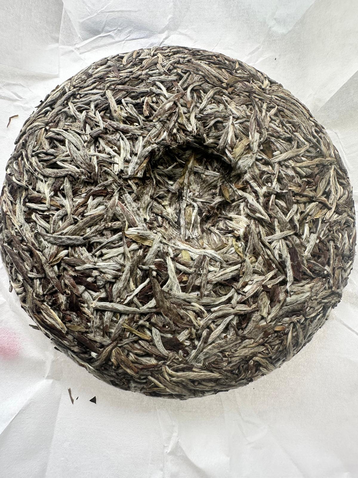 White Silver Needle Bai Hao Yin Zhen Compressed Tea - Image 2